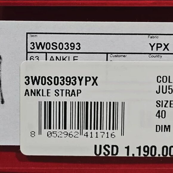 Valentino Garavani Women Rockstud Ankle Strap Pumps Tonal Studs 11 MSRP $1,150 - Picture 13 of 15